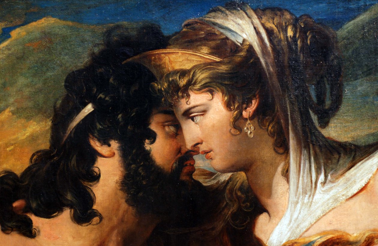  Jupiter and Juno on Mount Ida detailn av James Barry