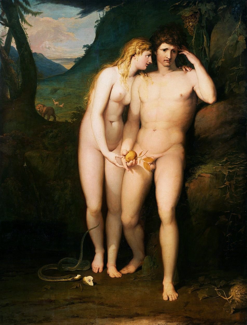  The Temptation of Adamn av James Barry