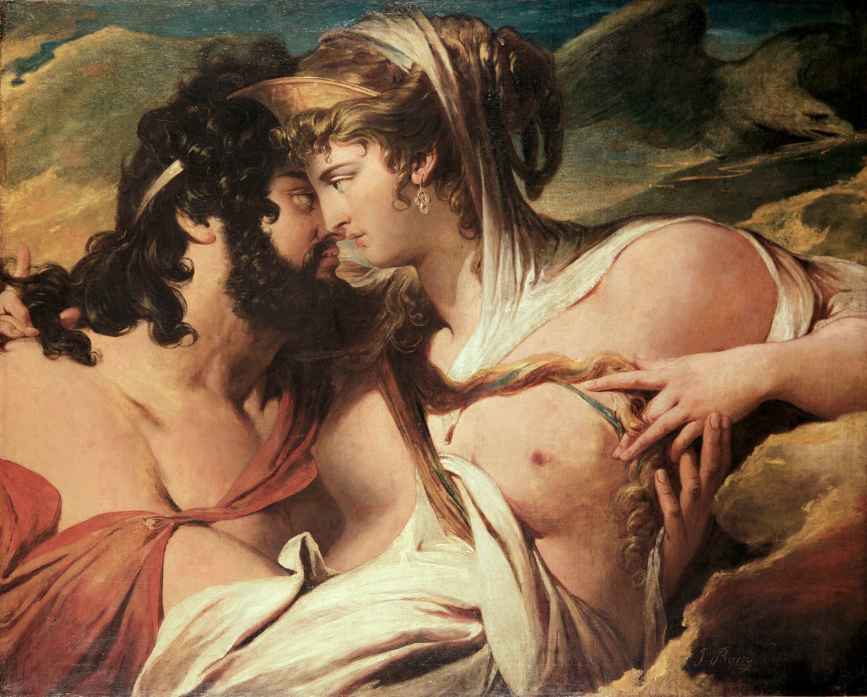 Jupiter och Juno på berget Ida av James Barry