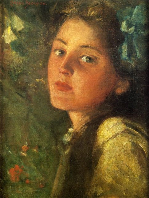 A Wistful Look av James Carroll Beckwith