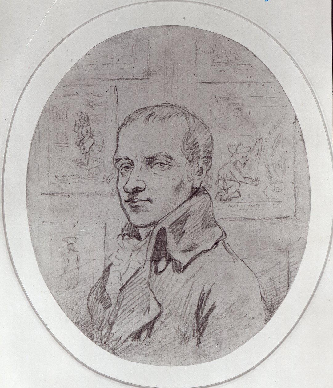 Självporträtt av James Gillray