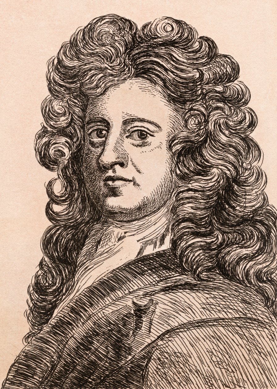 Sir Godfrey Kneller, illustration från 