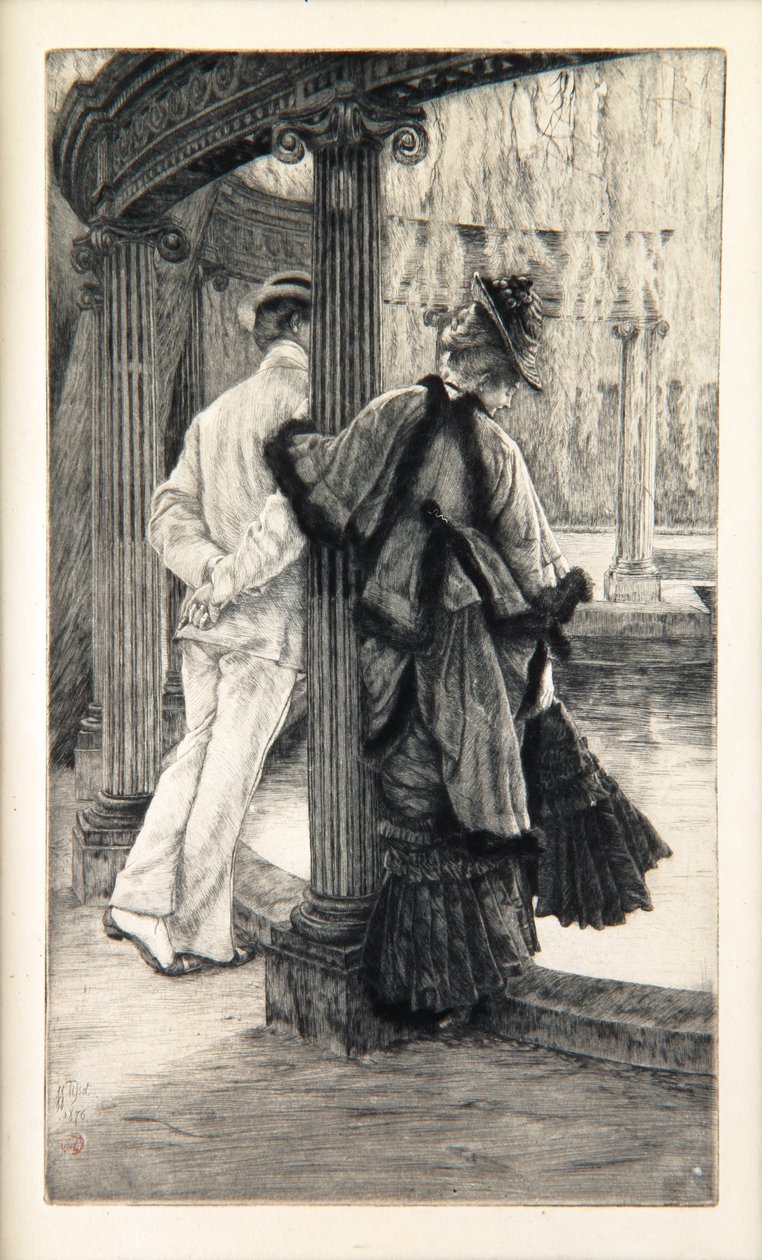 Älskarbråk, 1876 av James Jacques Joseph Tissot