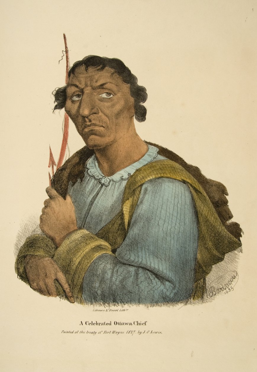 En hyllad Ottawa Chief av James Otto Lewis