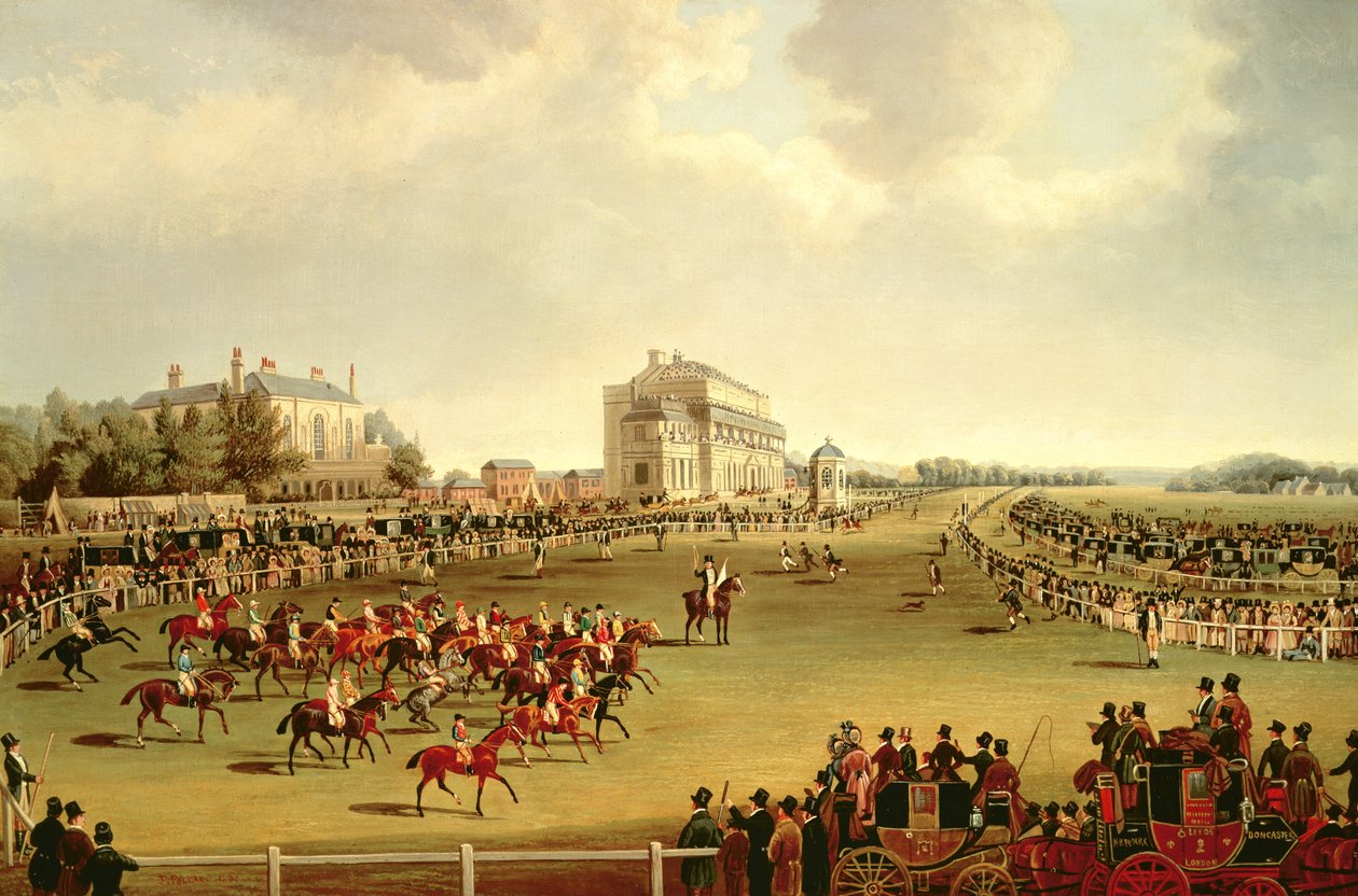 Starten av St. Leger, 1830 av James Pollard