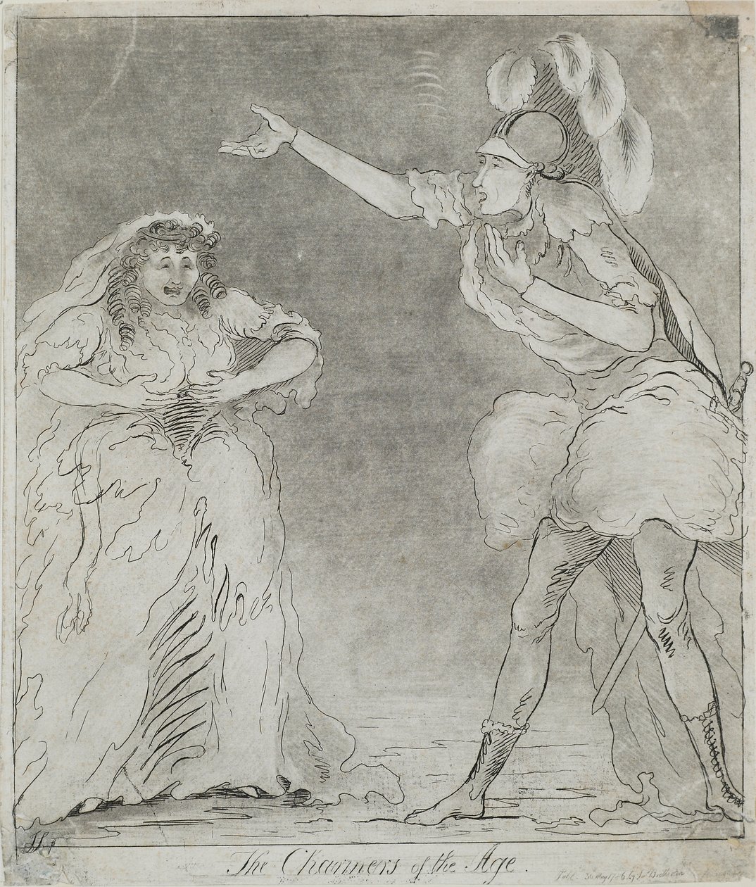 Tidens charmörer, 1786 av James Sayers