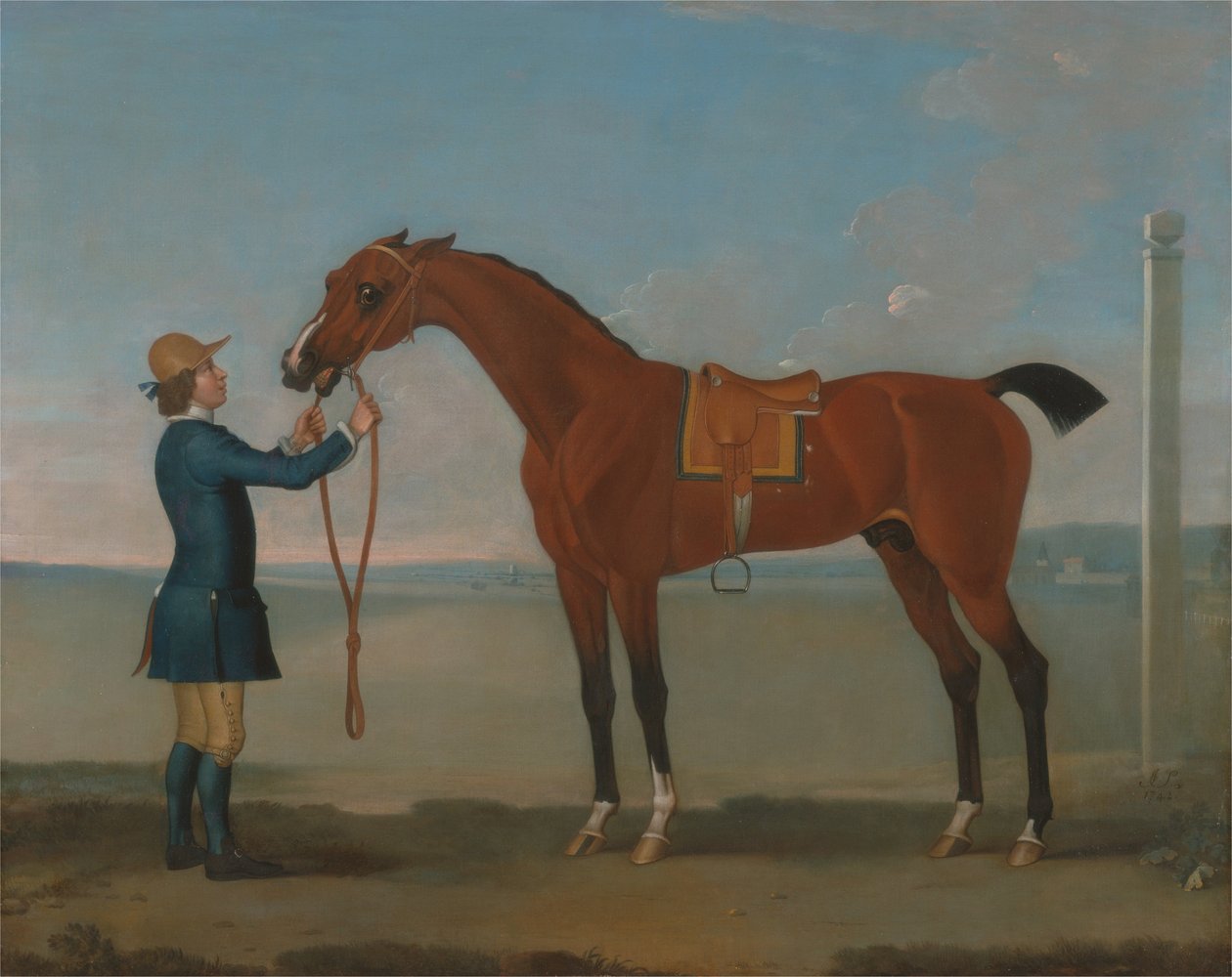 Hertigen av Devonshires Flying Childers av James Seymour