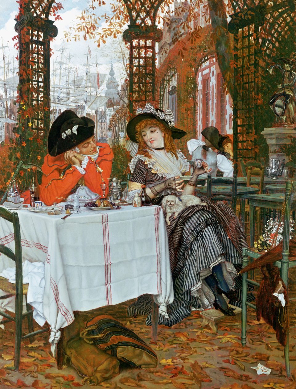 Un Dejeuner av James Jacques Joseph Tissot