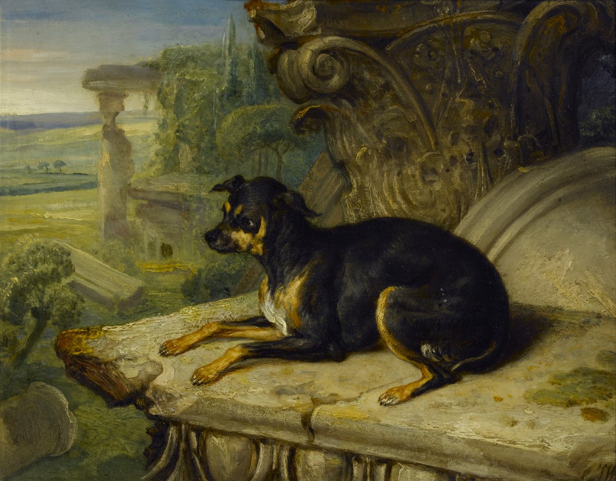 "Fanny", en favorithund, 1822 av James Ward