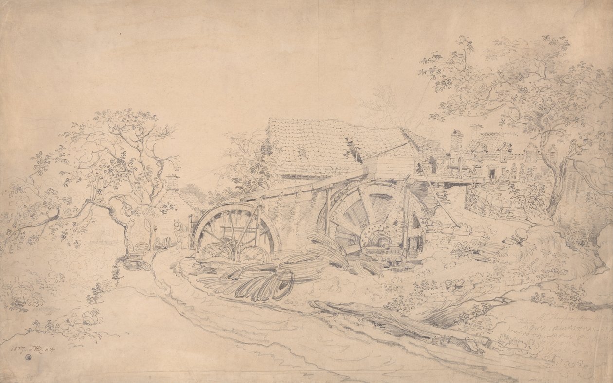 Mr Thompsons Wire Mill, Tintern av James Ward