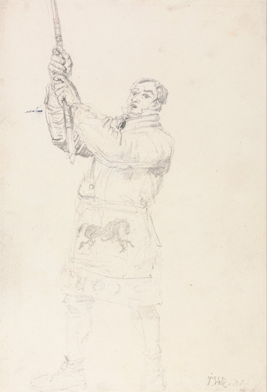 Studie av en drakmästare (En studie för Sides) av James Ward