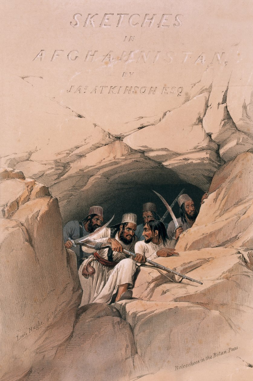 Beloochees [sic] i Bolan-passet av James (after) Atkinson