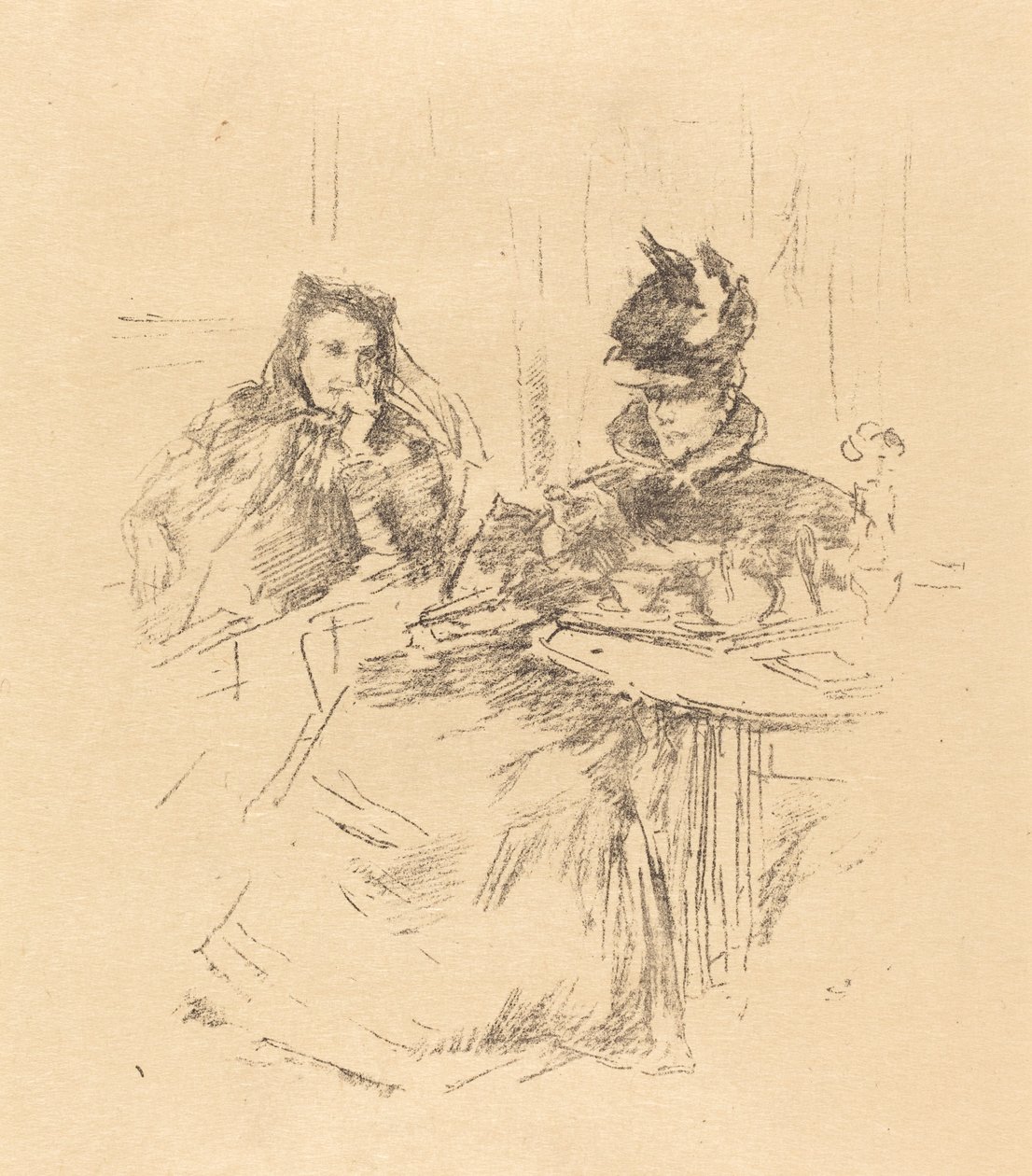 Afternoon Tea, 1897. av James Abbott McNeill Whistler
