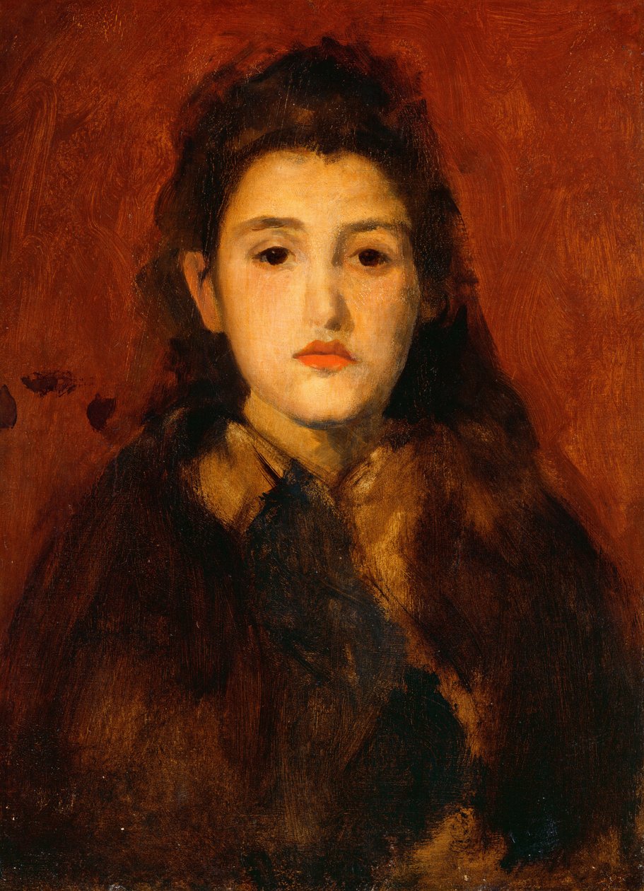Alice Butt, c. 1895. av James Abbott McNeill Whistler