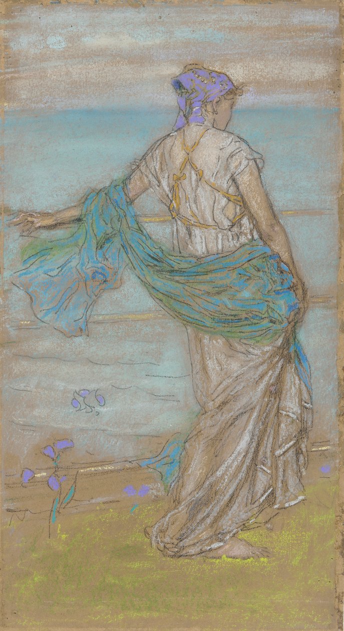 Annabel Lee, 1885-1887. av James Abbott McNeill Whistler