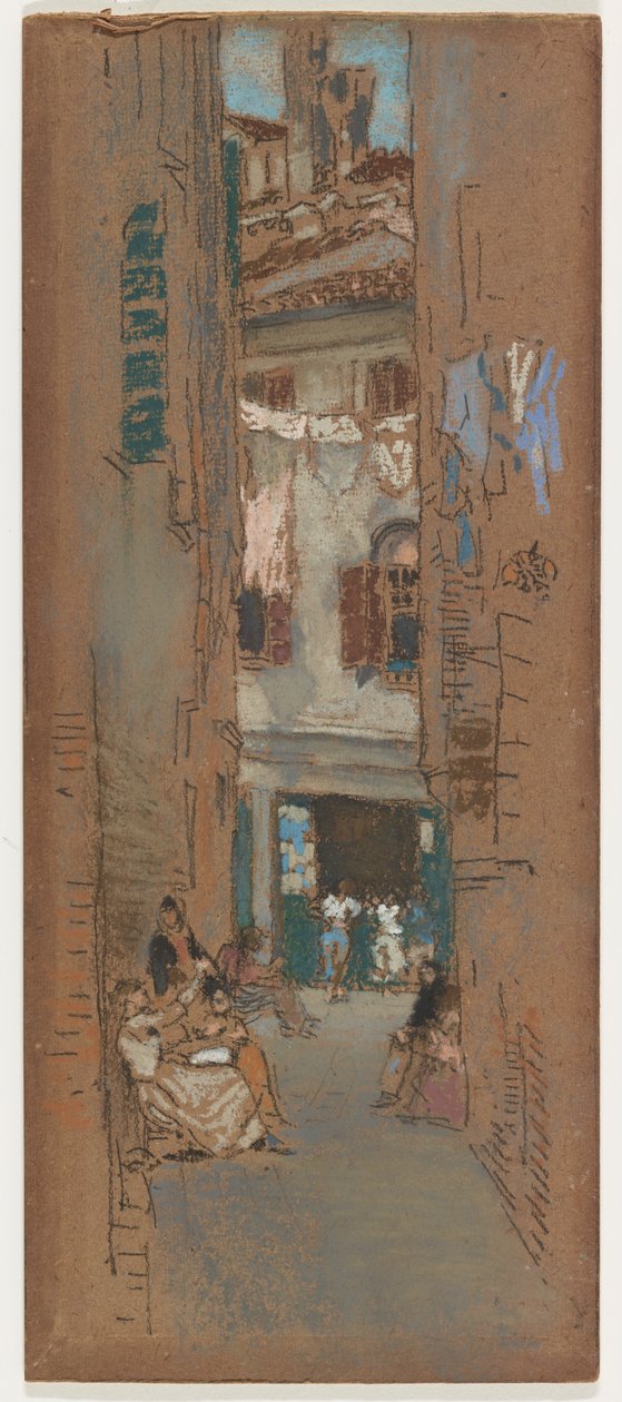 Pärlsträngare, 1880. av James Abbott McNeill Whistler