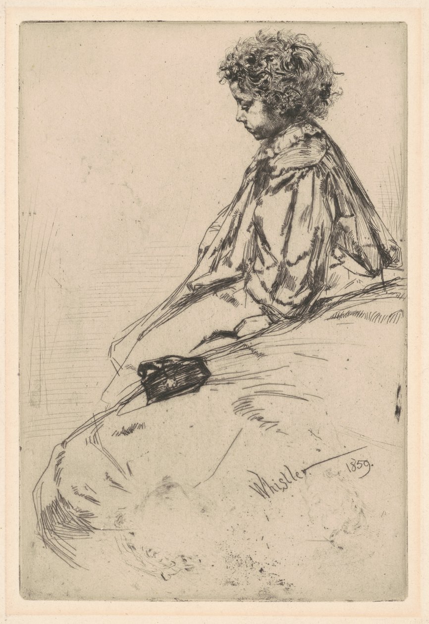 Bibi Lalouette, 1859. av James Abbott McNeill Whistler