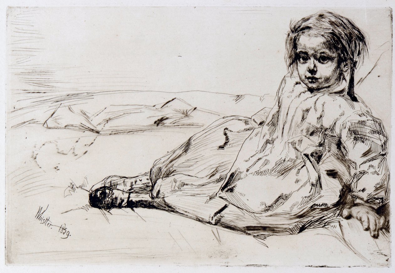 Bibi Valentine av James Abbott McNeill Whistler