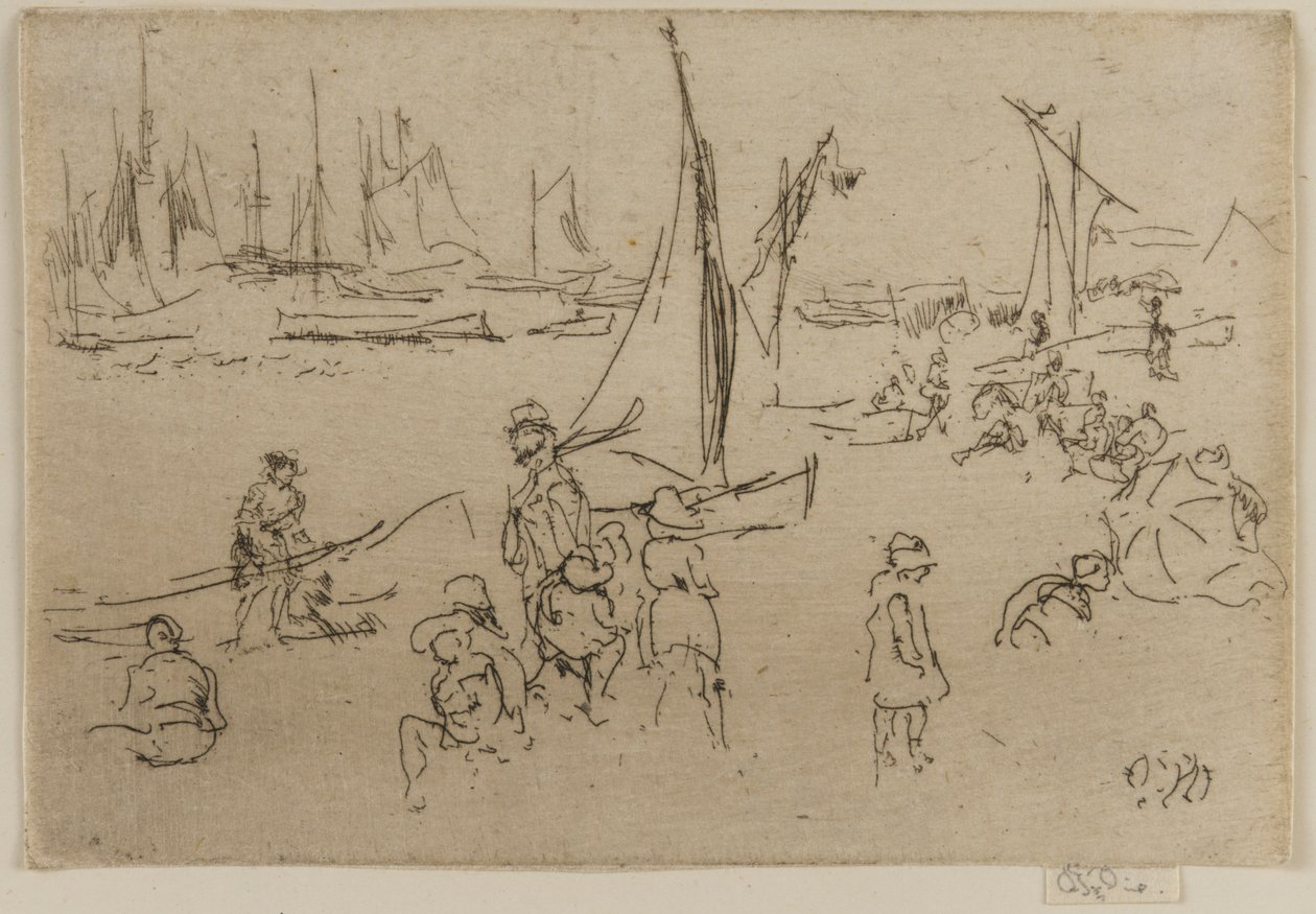 Barn, Portsmouth, 1887. av James Abbott McNeill Whistler