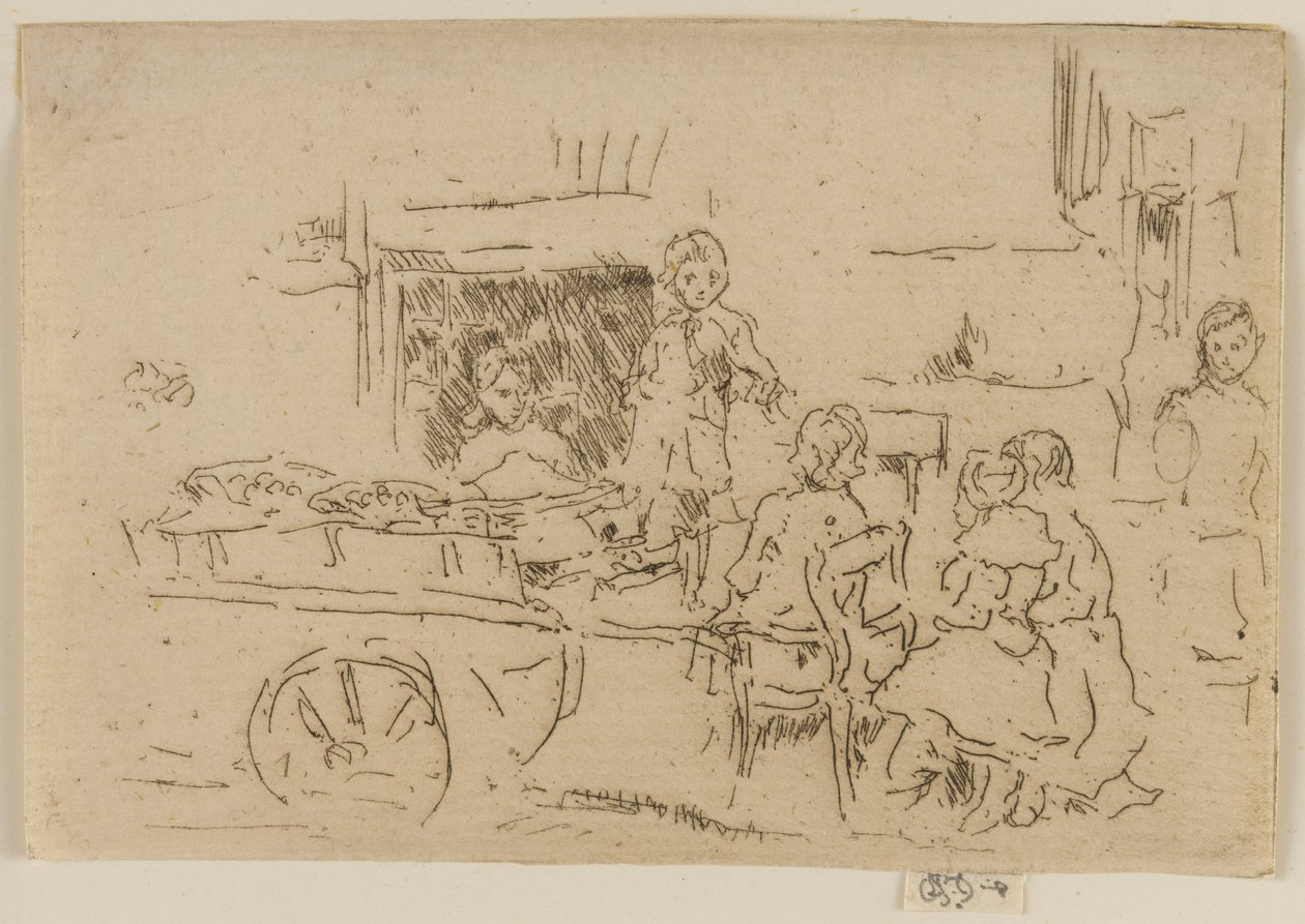 Barnens fruktkärra, 1887. av James Abbott McNeill Whistler