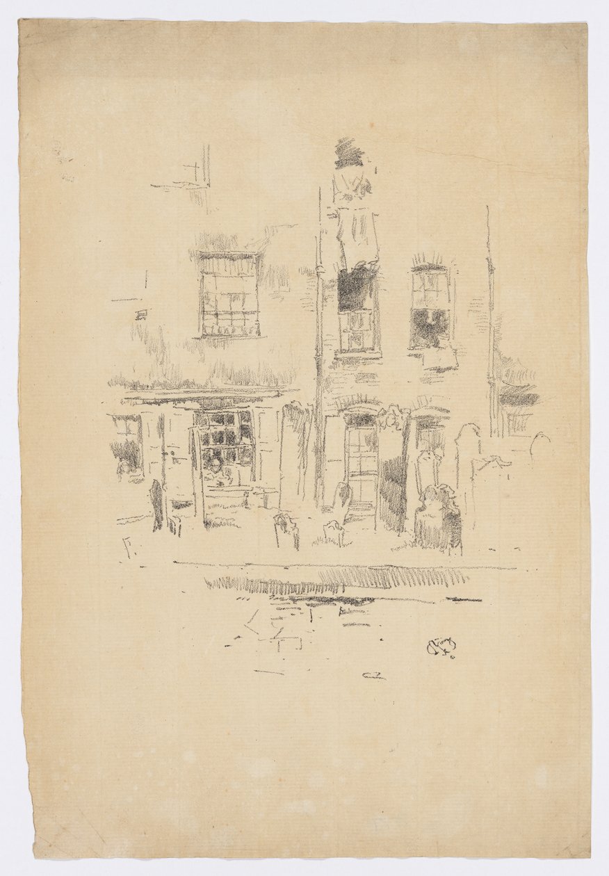 Kyrkogård av James Abbott McNeill Whistler