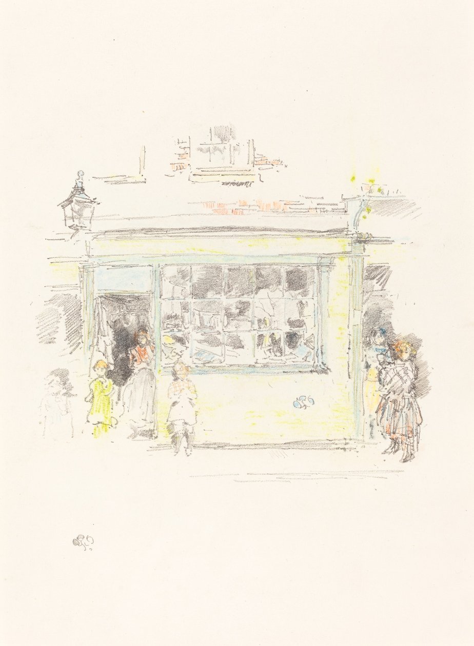 Drury Lane Rags, 1888. av James Abbott McNeill Whistler