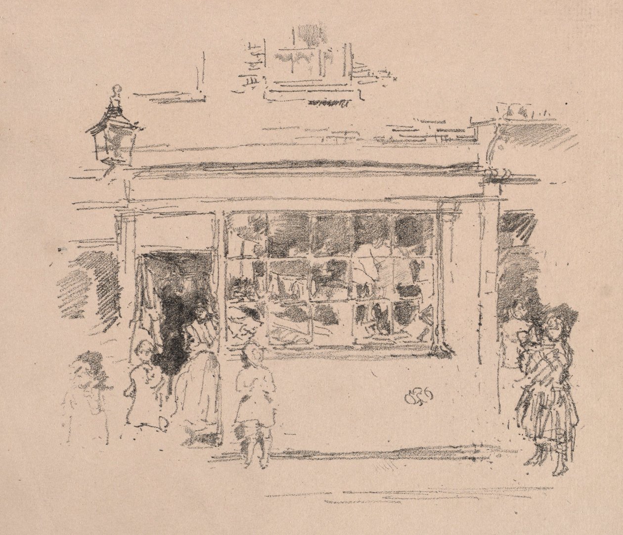 Drury Lane Rags, 1888. av James Abbott McNeill Whistler