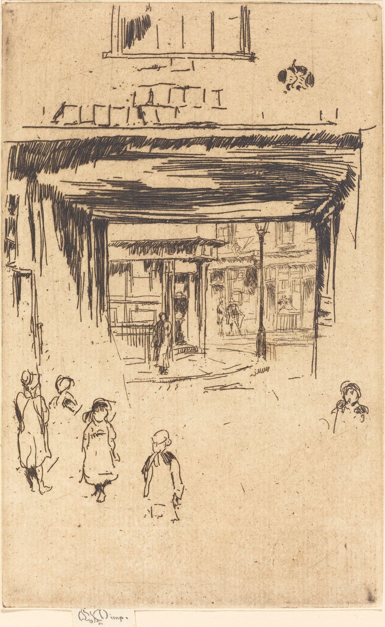 Drury Lane, ca. 18801881. av James Abbott McNeill Whistler