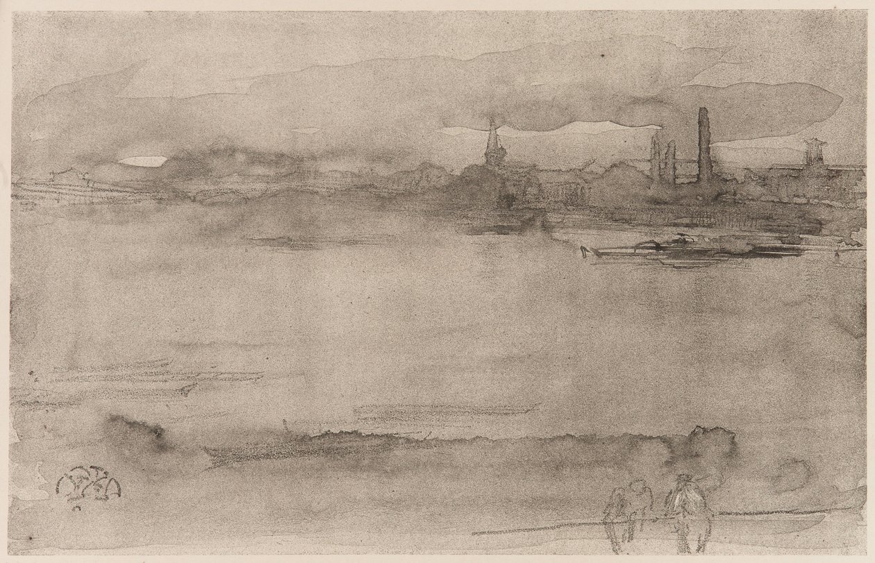Tidig morgon, 1878. av James Abbott McNeill Whistler