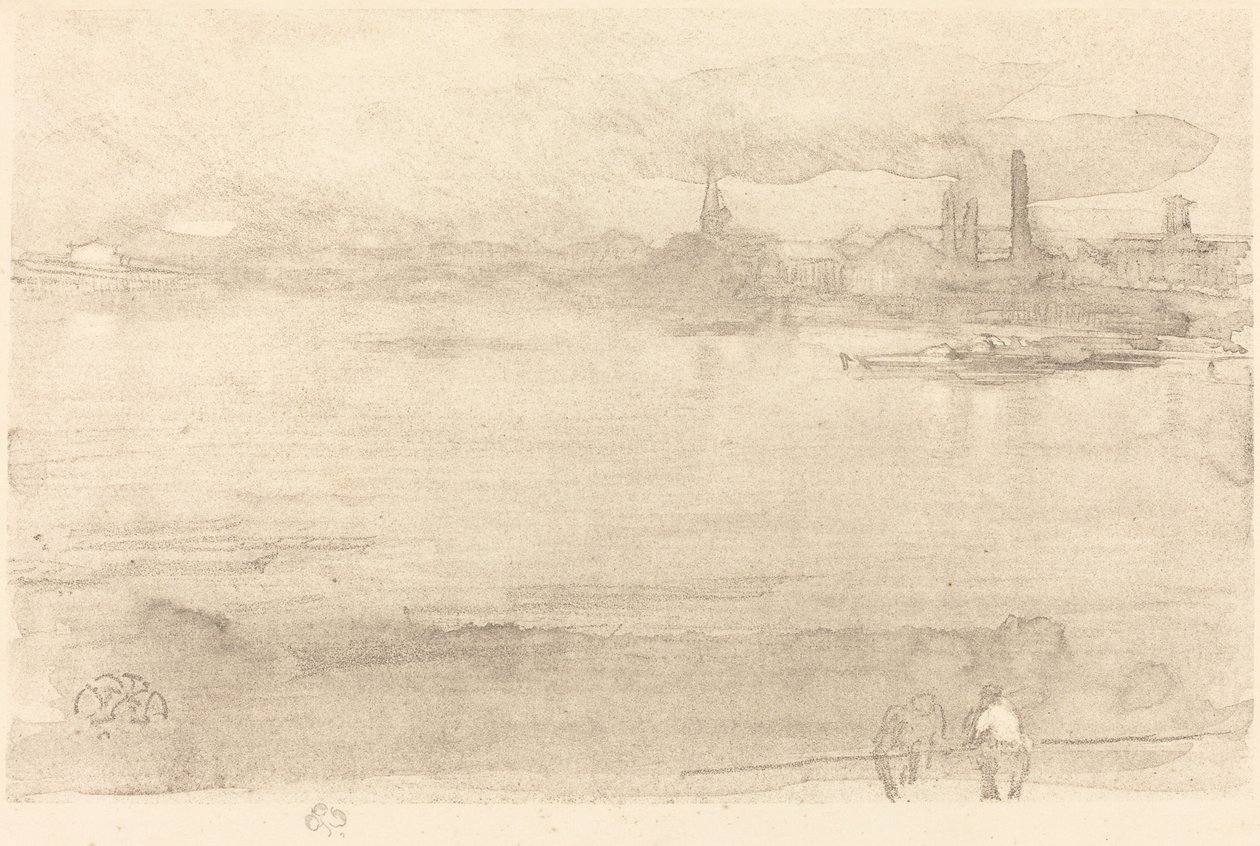 Tidig morgon, 1878. av James Abbott McNeill Whistler