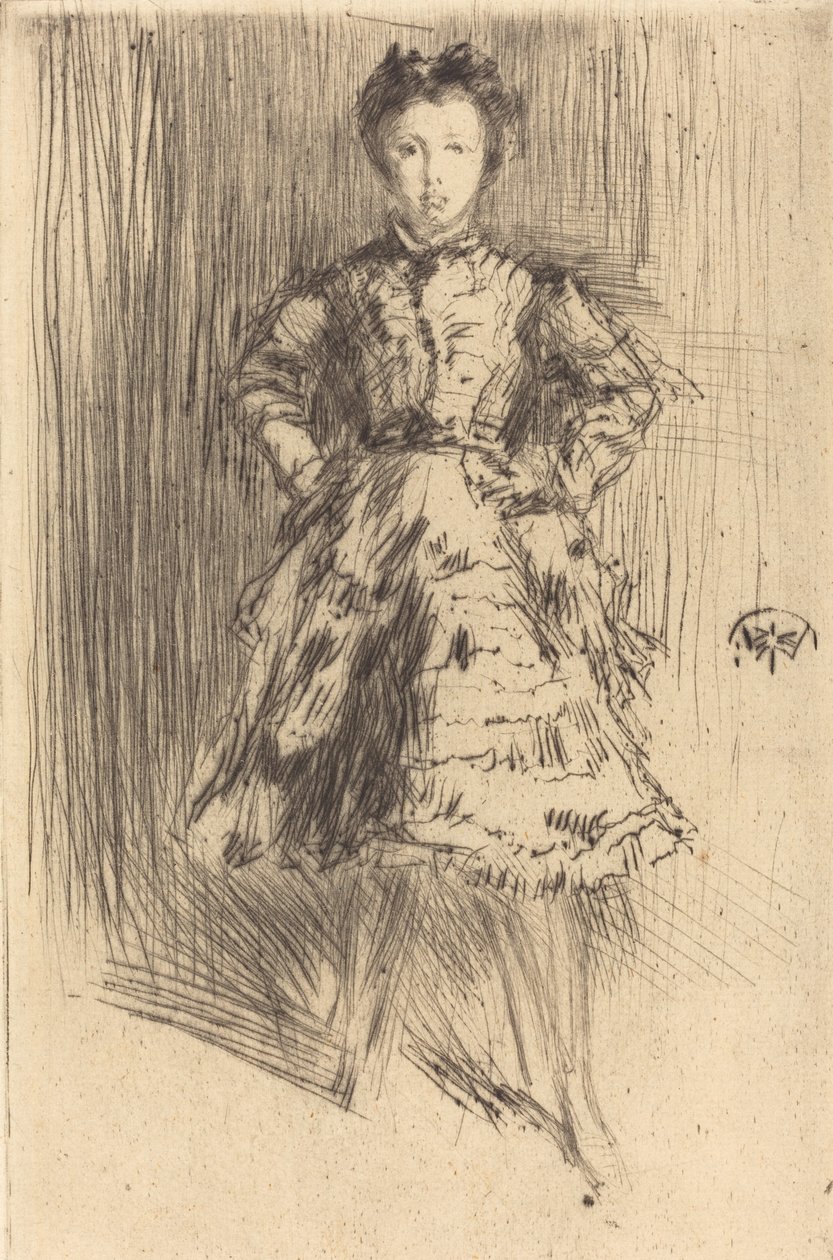 Elinor Leyland, 1873. av James Abbott McNeill Whistler