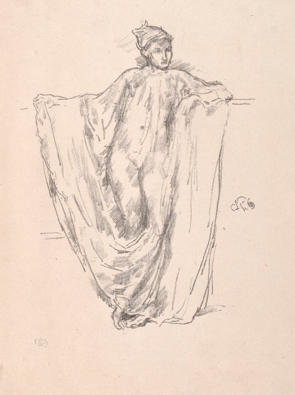 Figurstudie. av James Abbott McNeill Whistler