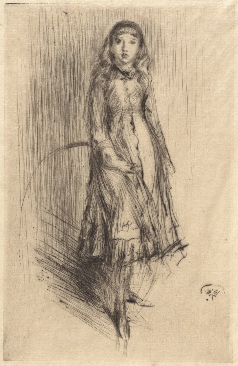 Florence Leyland, ca. 1873. av James Abbott McNeill Whistler