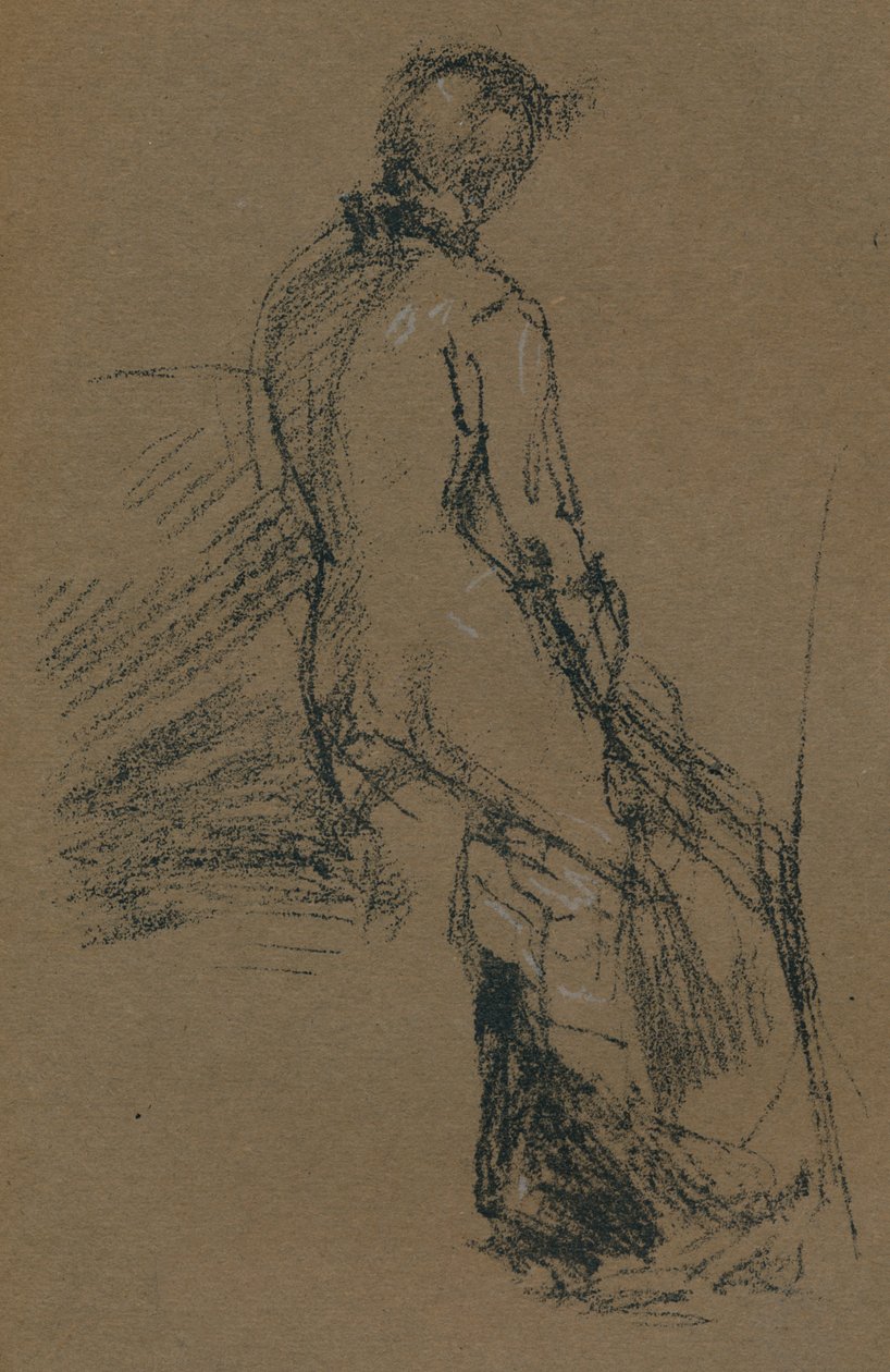 Formstudie. c1868 av James Abbott McNeill Whistler