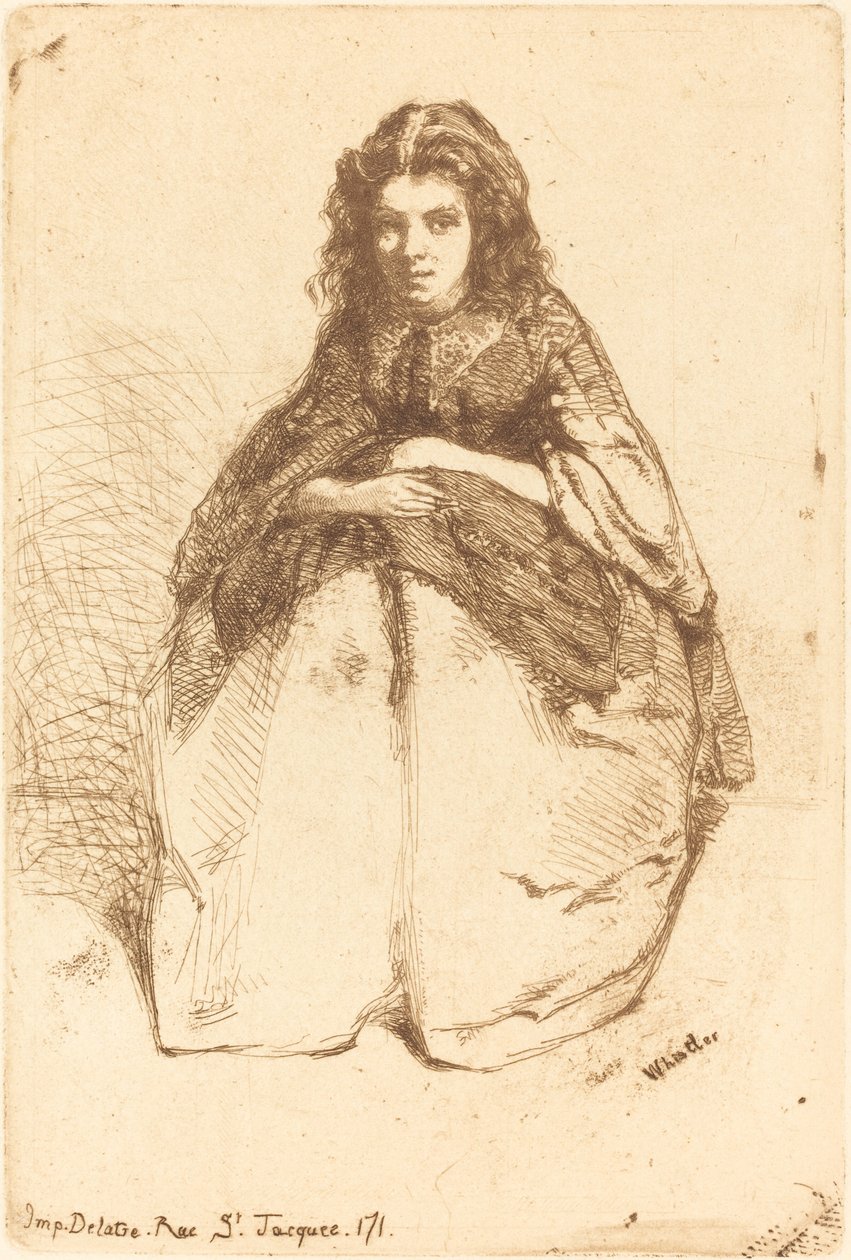 Serier, 1858. av James Abbott McNeill Whistler