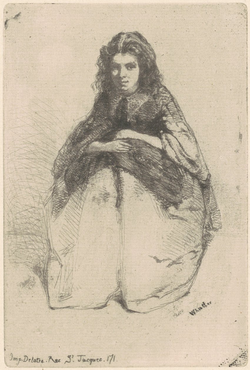Serier, 1858. av James Abbott McNeill Whistler