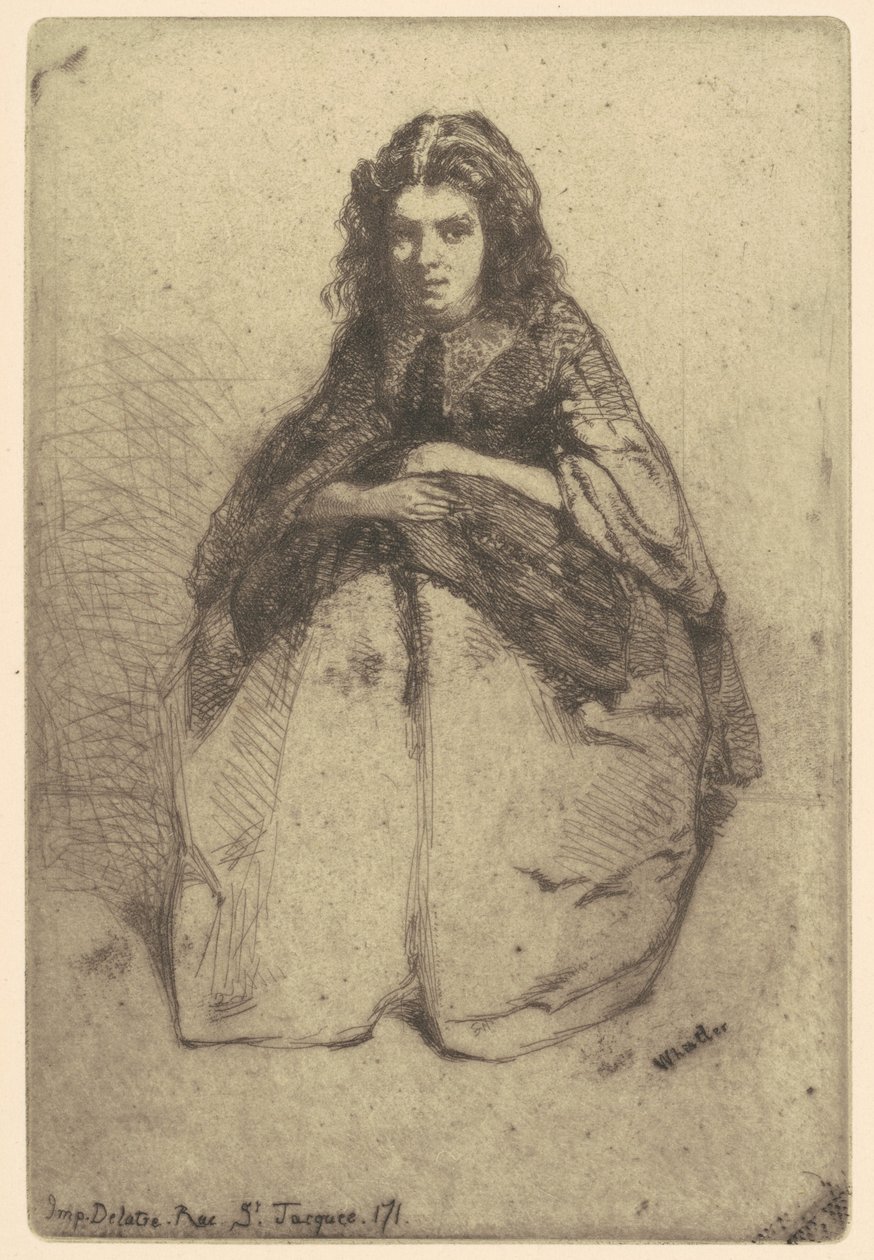 Serier, 1858. av James Abbott McNeill Whistler