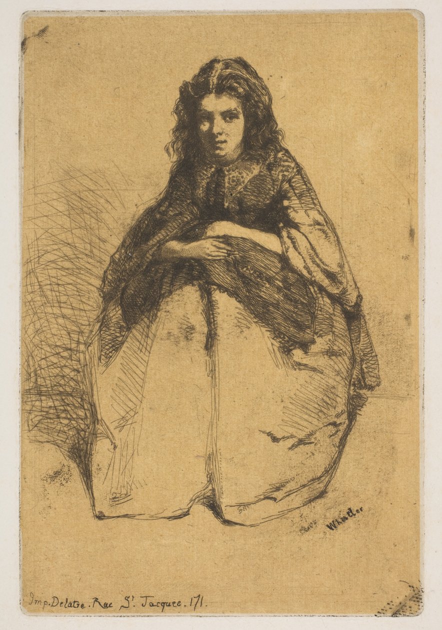 Serier, 1858. av James Abbott McNeill Whistler