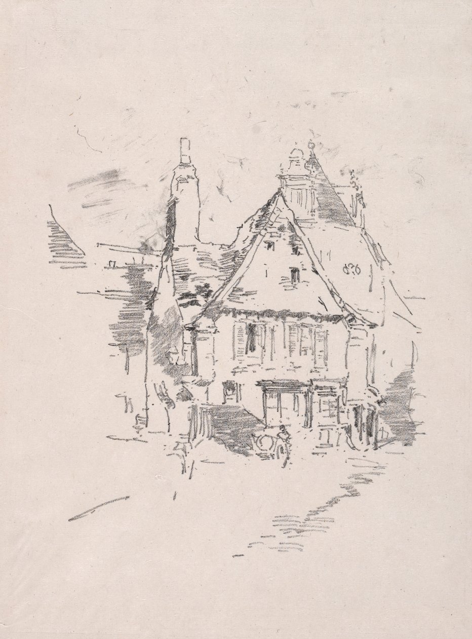 Sadeltak, Vitré, 1893. av James Abbott McNeill Whistler