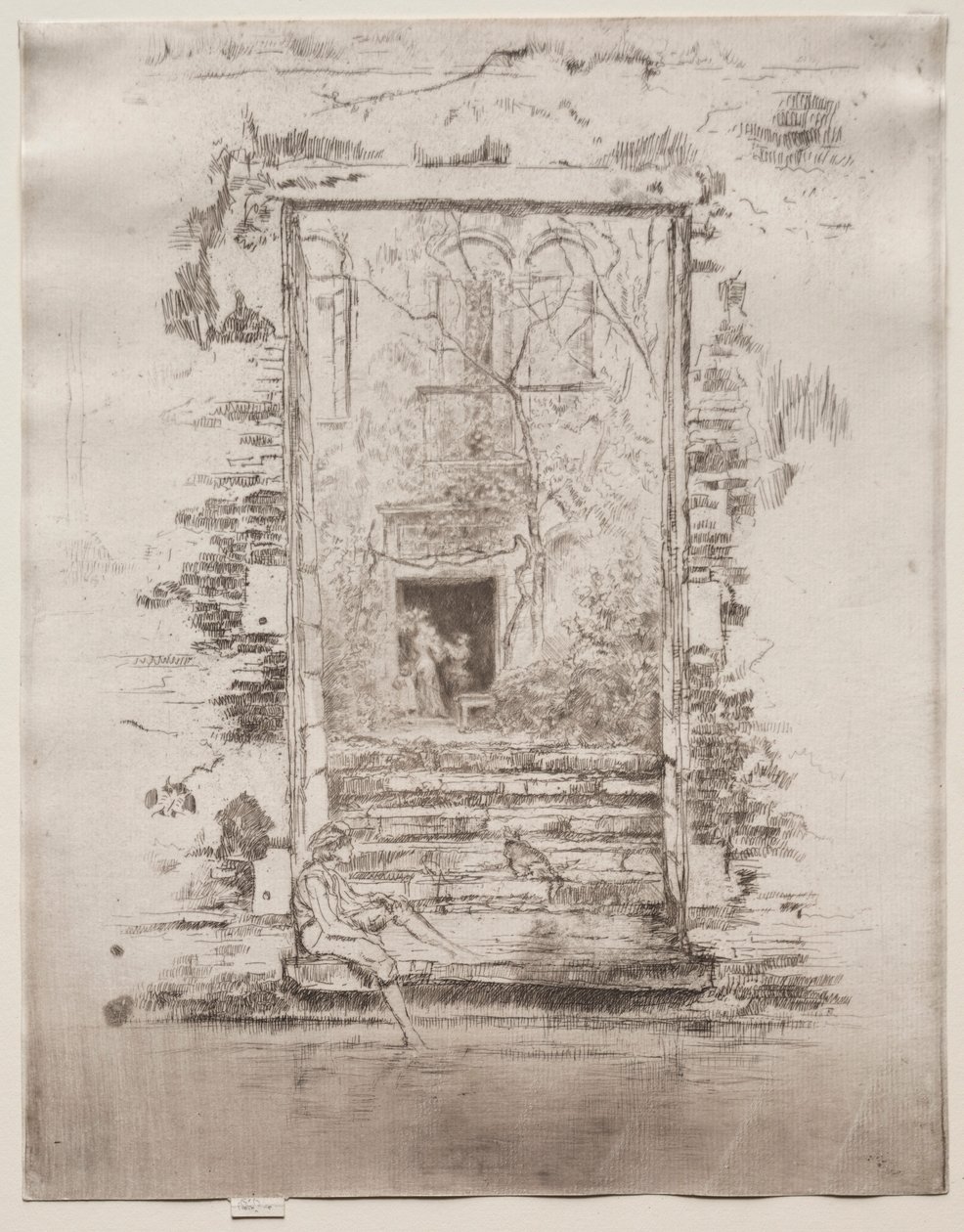 Trädgård, 1886. av James Abbott McNeill Whistler