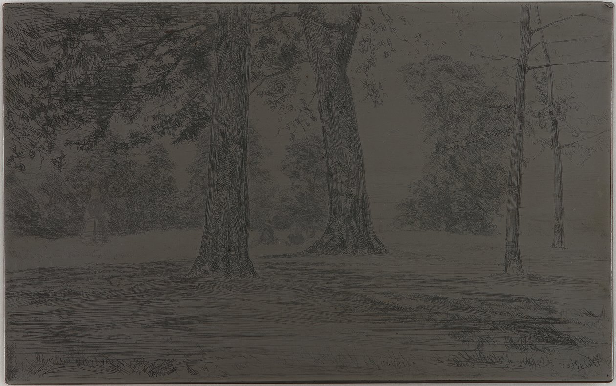 Greenwich Park, 1859. av James Abbott McNeill Whistler
