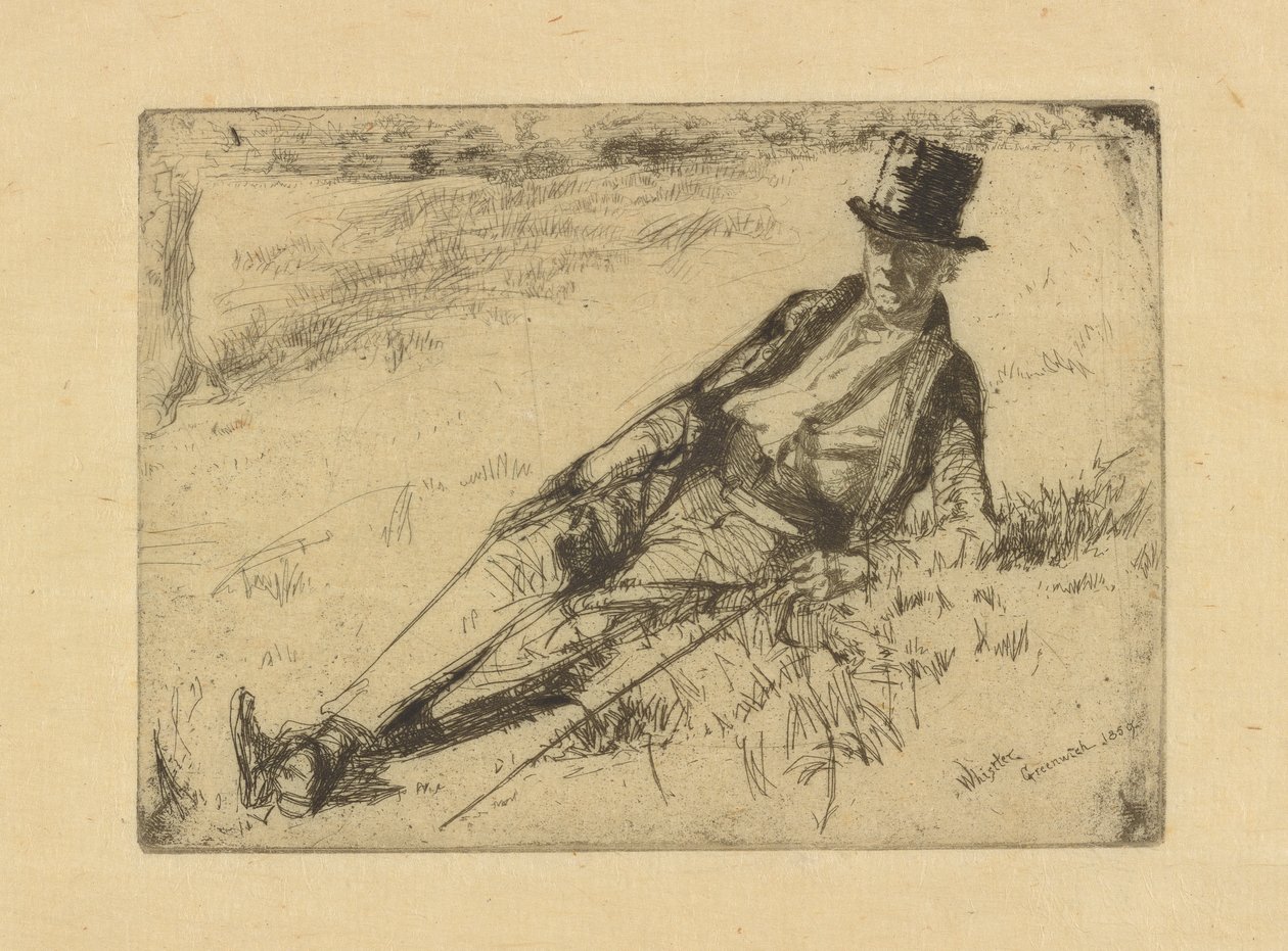 Greenwich pensionär, 1859. av James Abbott McNeill Whistler