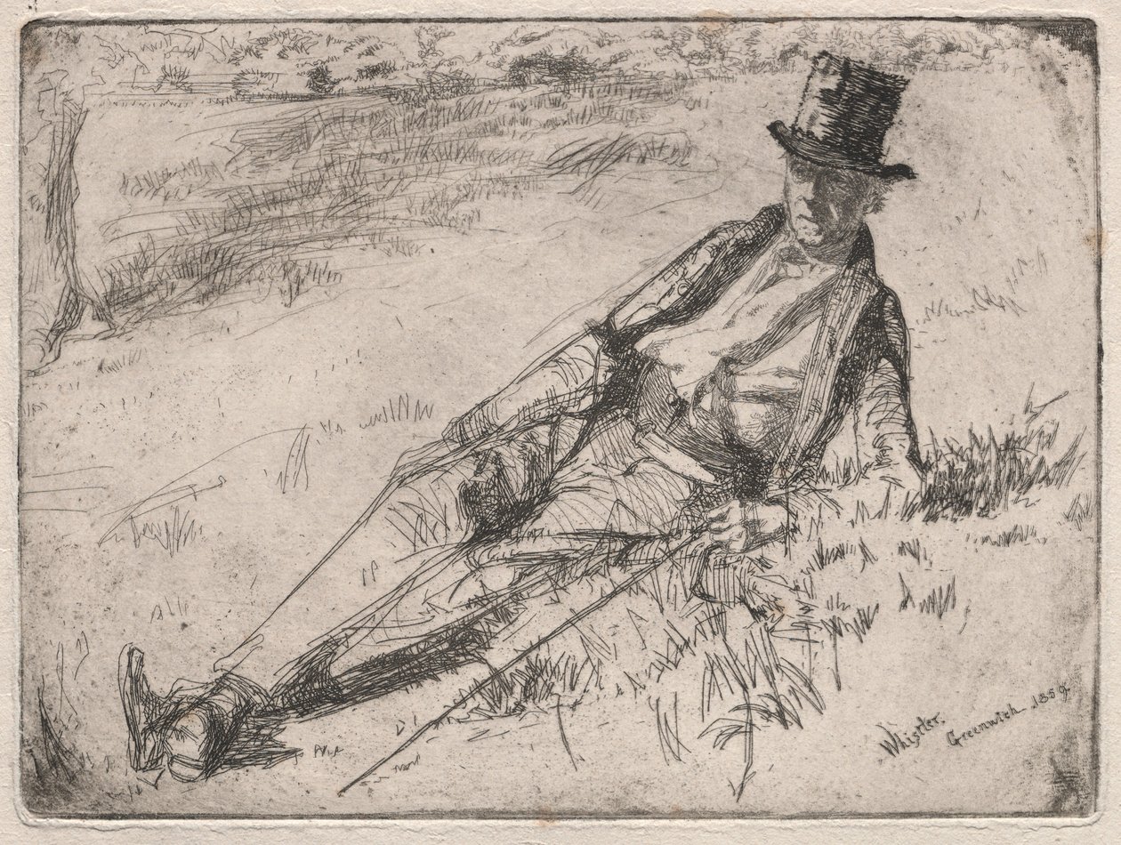 Greenwich pensionär, 1859. av James Abbott McNeill Whistler