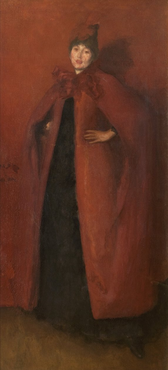 Harmony in Red: Lamplight, 1884-86 av James Abbott McNeill Whistler