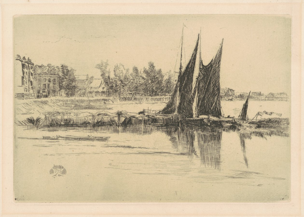 Hurlingham, 1879. av James Abbott McNeill Whistler