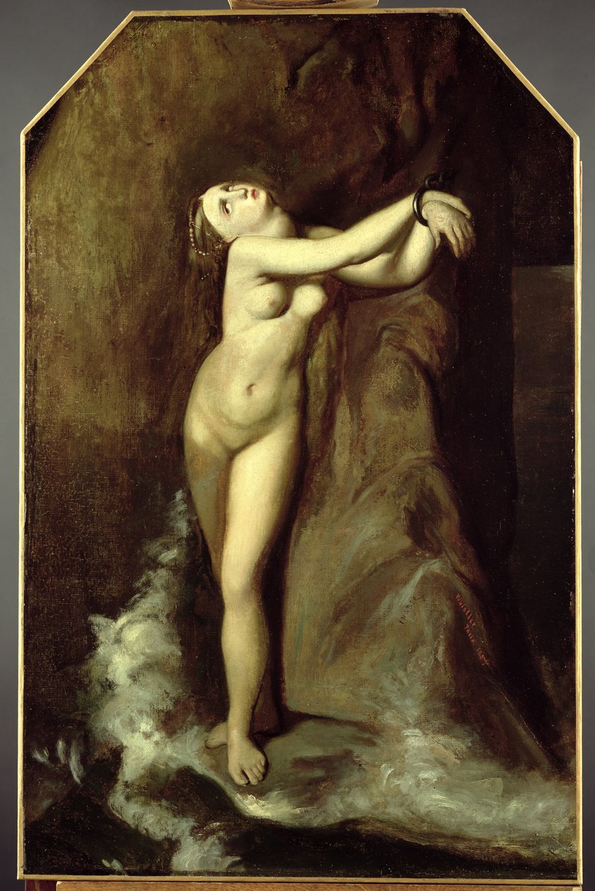 Ingres Roger Deliverant Angelique, 1857 av James Abbott McNeill Whistler
