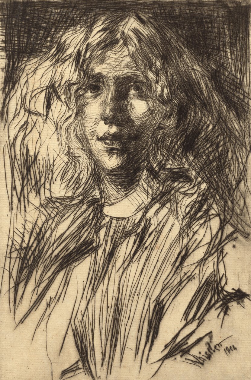 Jo, 1861. av James Abbott McNeill Whistler