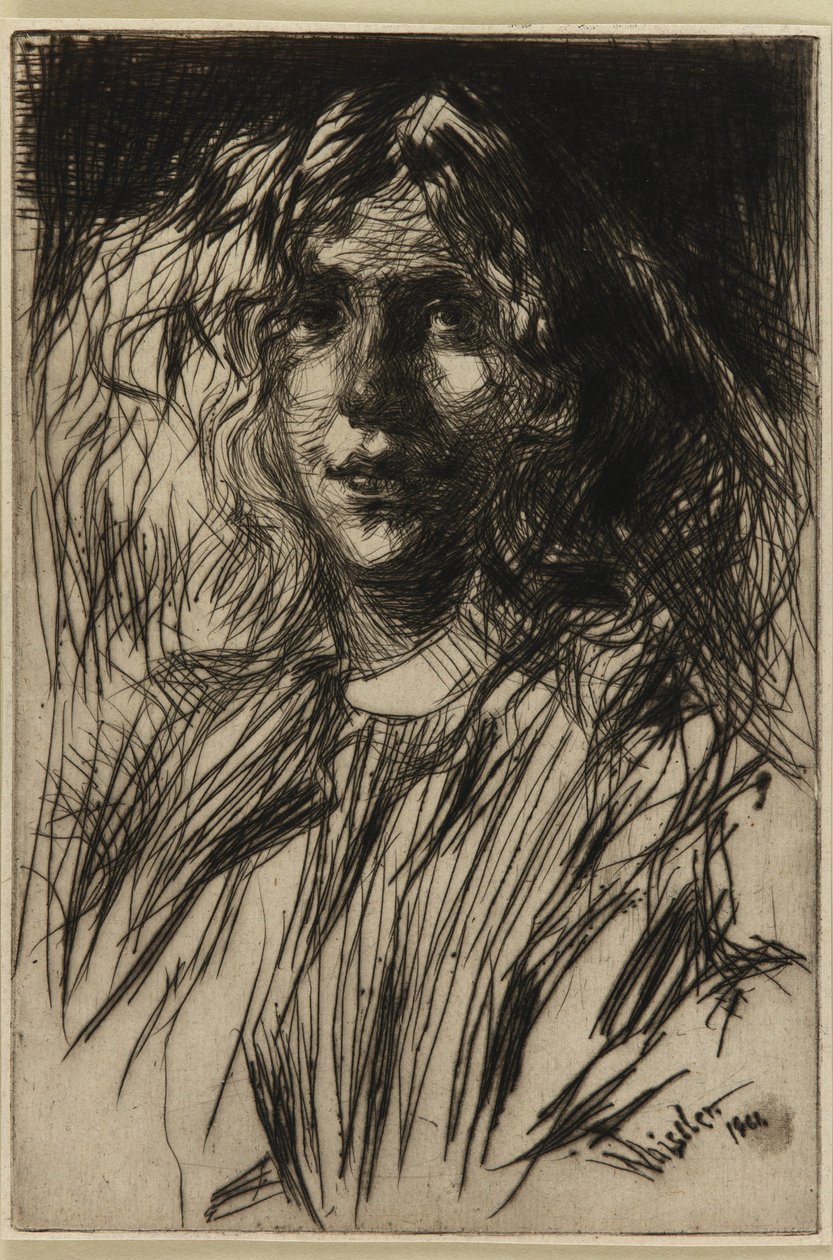 Jo, 1861. av James Abbott McNeill Whistler
