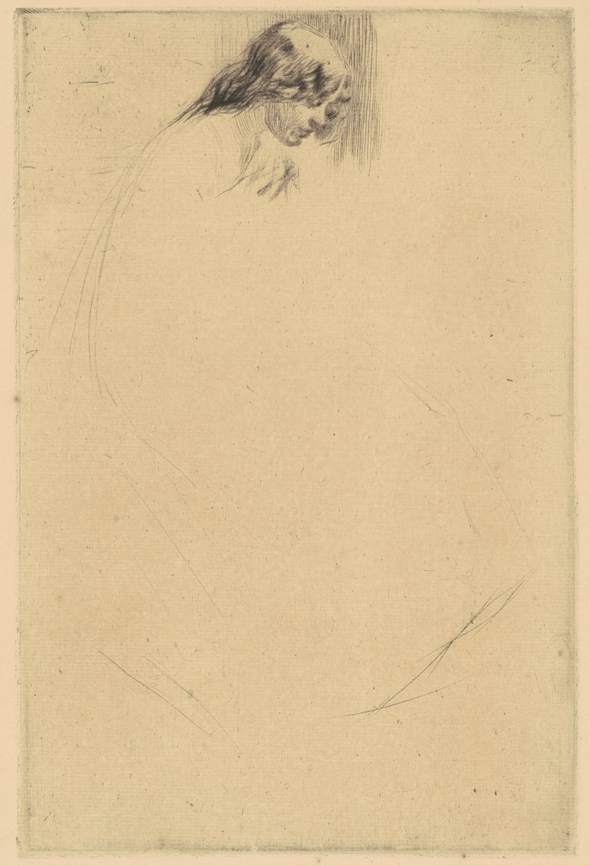 Jos böjda huvud, 1861. av James Abbott McNeill Whistler