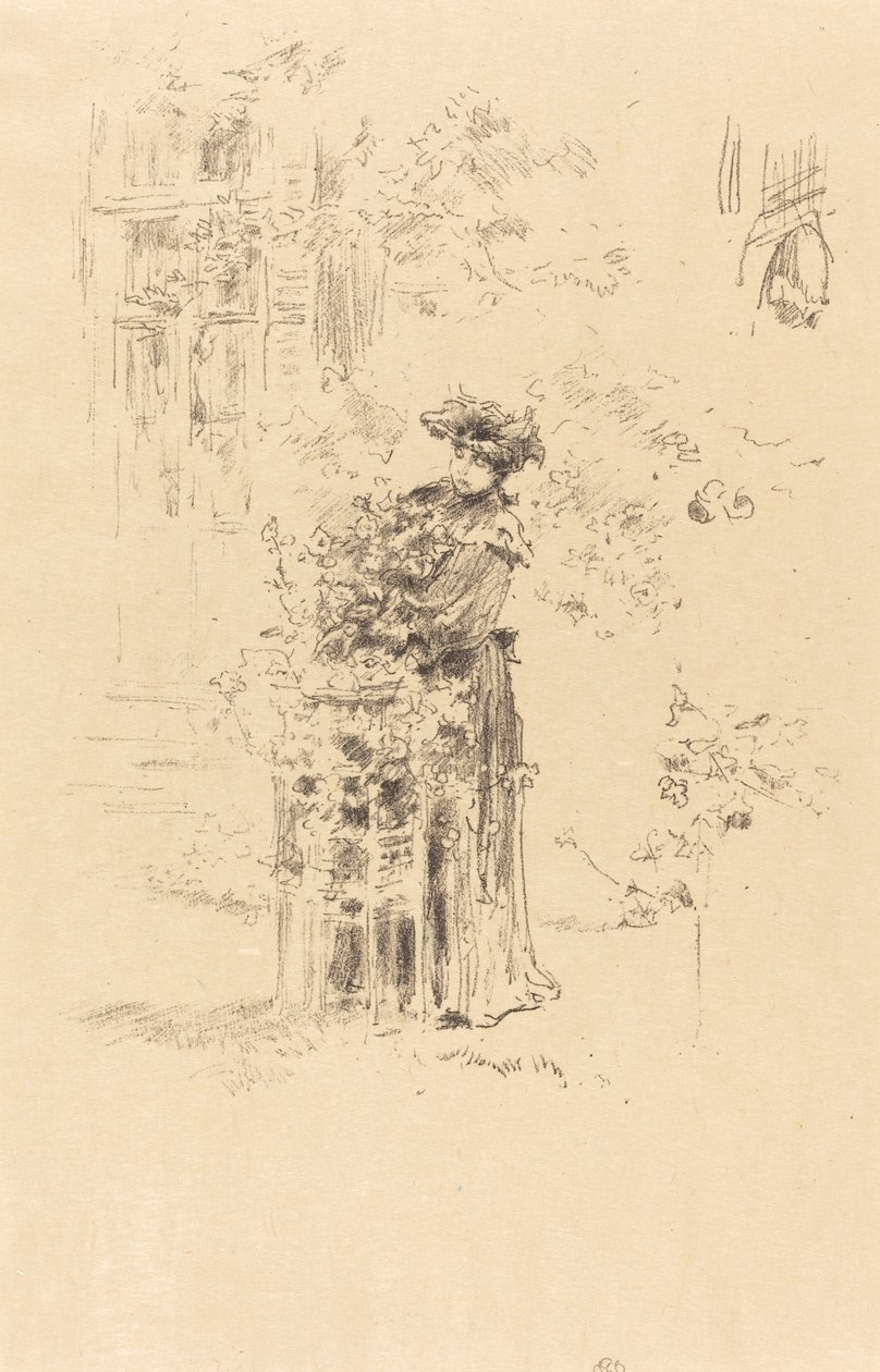 Den vackra trädgårdsmästaren, 1894. av James Abbott McNeill Whistler